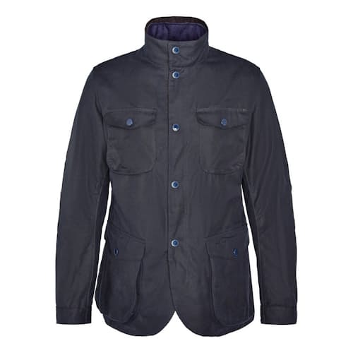 laydown image of Ogston Waxed Jacket