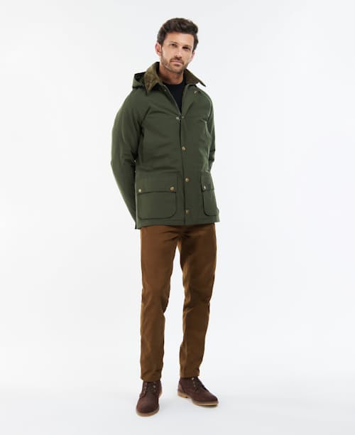 on model image of Ashby Winter Heritage Jacket