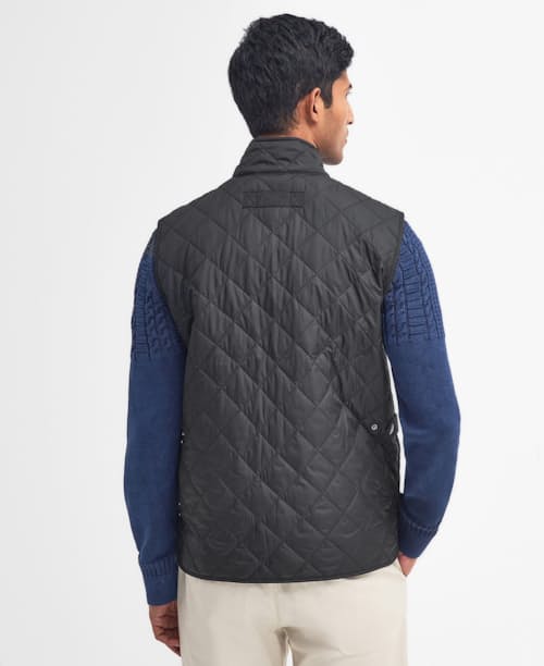 on model image of Lowerdale Quilted Vest