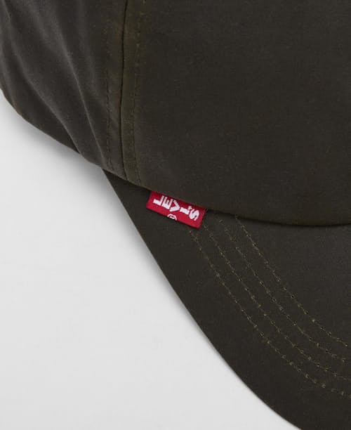 laydown detail image of Barbour x Levi's Cap