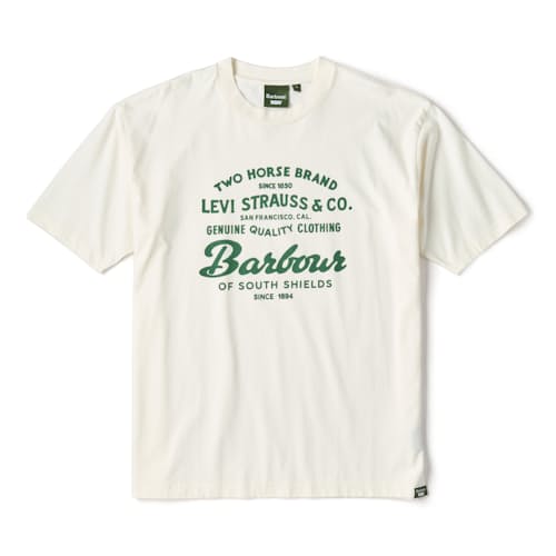 laydown image of Barbour x Levi's Graphic T-Shirt