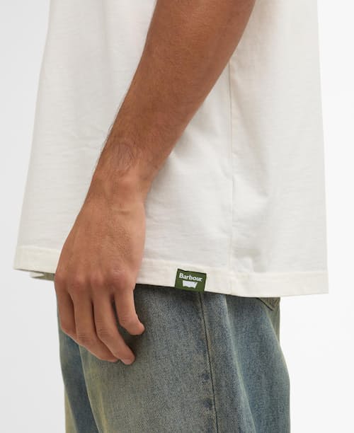on model image of Barbour x Levi's Graphic T-Shirt