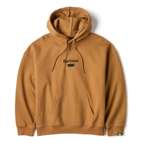 laydown image of Barbour x Levi's Graphic Hoodie