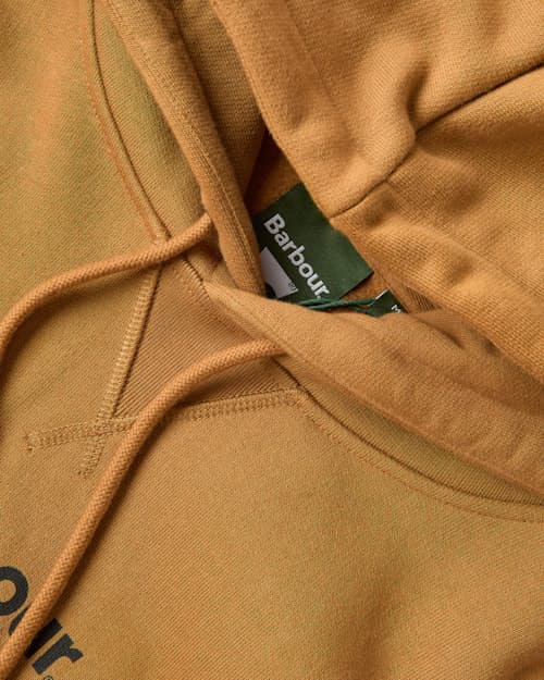 laydown detail image of Barbour x Levi's Graphic Hoodie