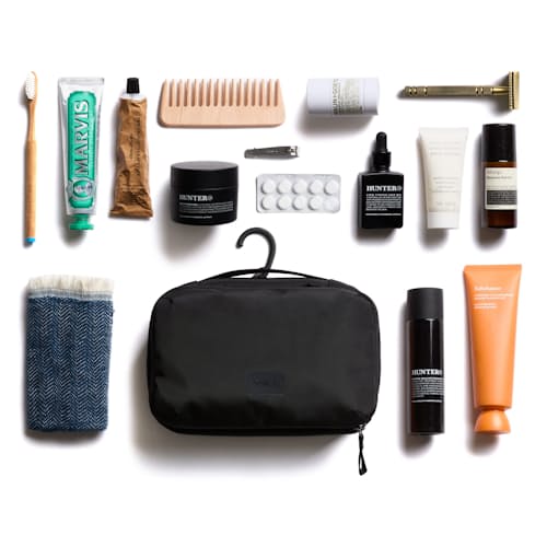 laydown image of Hanging Toiletry Kit