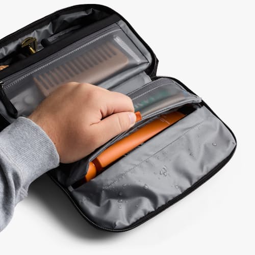 laydown detail image of Hanging Toiletry Kit