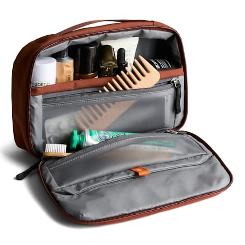laydown image of Hanging Toiletry Kit