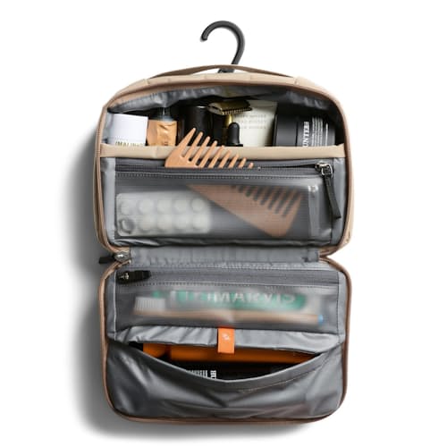 laydown image of Hanging Toiletry Kit
