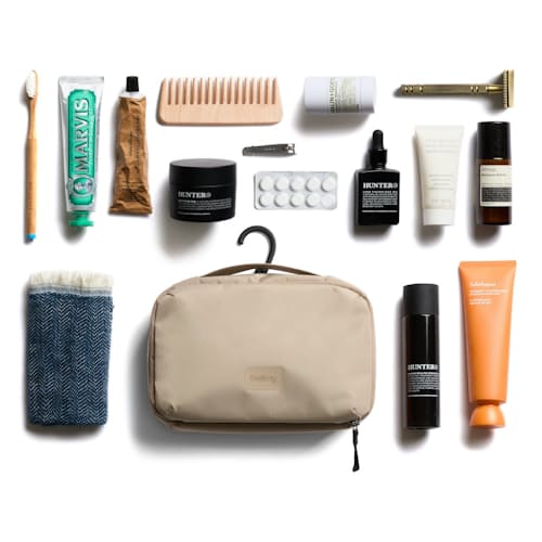 laydown image of Hanging Toiletry Kit