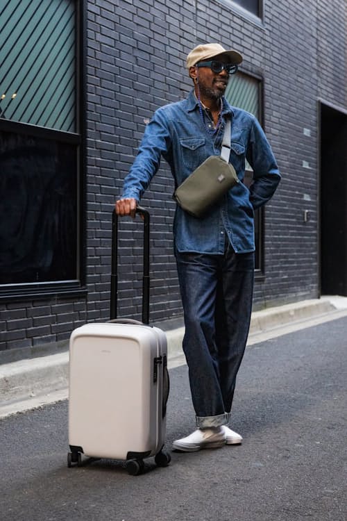lifestyle image of Transit Carry-On Luggage Plus