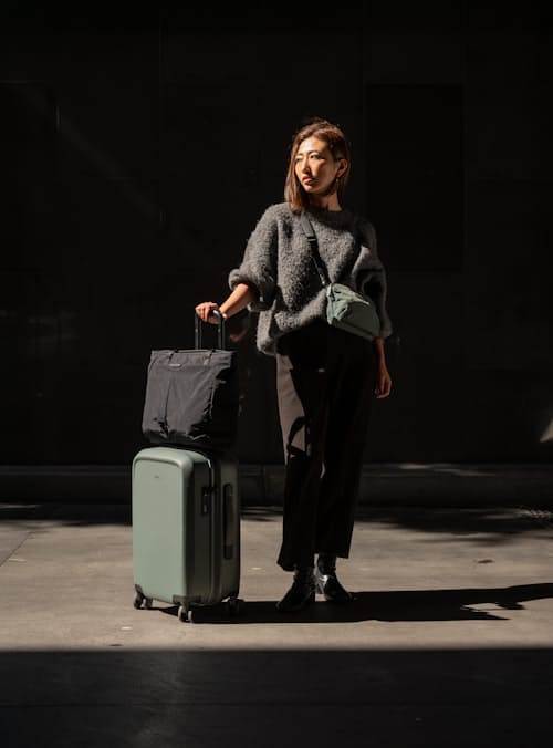 lifestyle image of Transit Carry-On Luggage Plus