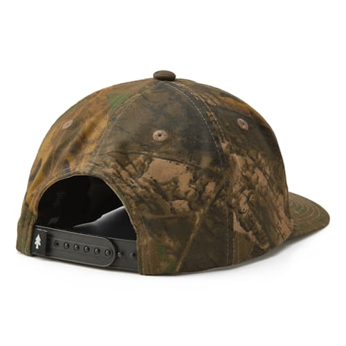laydown image of The Trailhead Camo Snapback