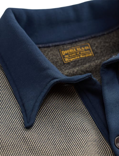 laydown detail image of Striped Jacquard-Knit Cardigan