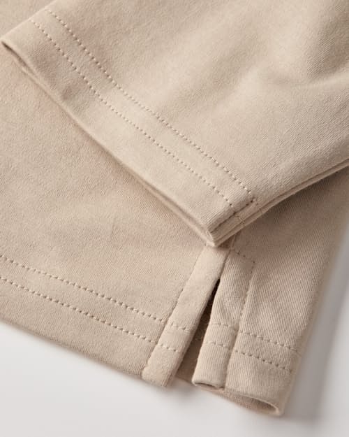 laydown detail image of Aloeknit Long Sleeve Polo