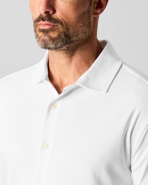 on model image of Aloeknit Long Sleeve Shirt