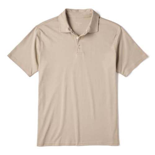 laydown image of Aloeknit Polo Shirt