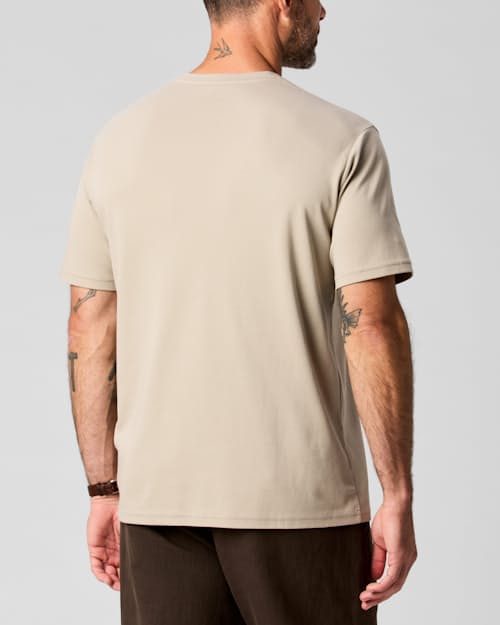 on model image of AloeKnit T-Shirt