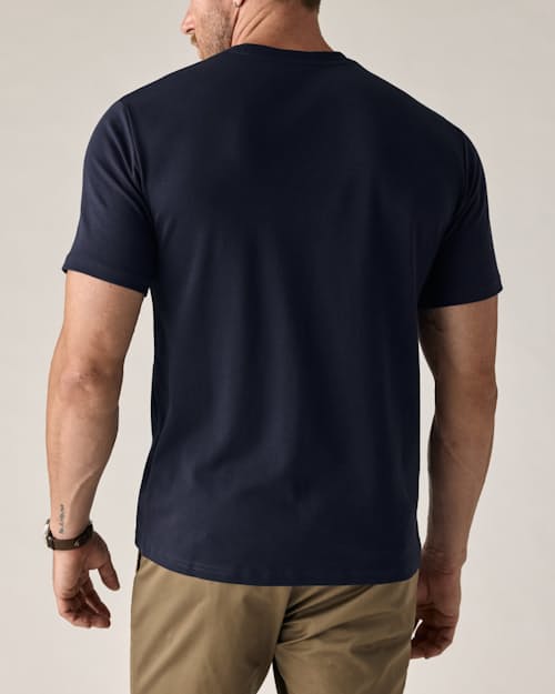 on model image of AloeKnit T-Shirt