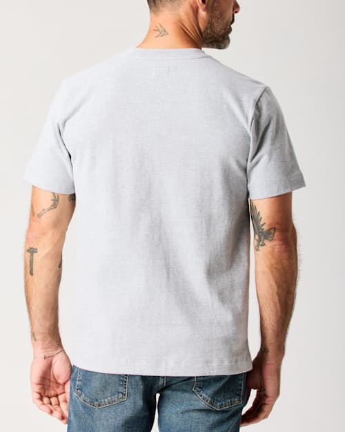 lifestyle image of American Heavyweight Pocket T-Shirt
