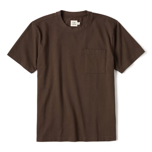 laydown image of American Heavyweight Pocket T-Shirt