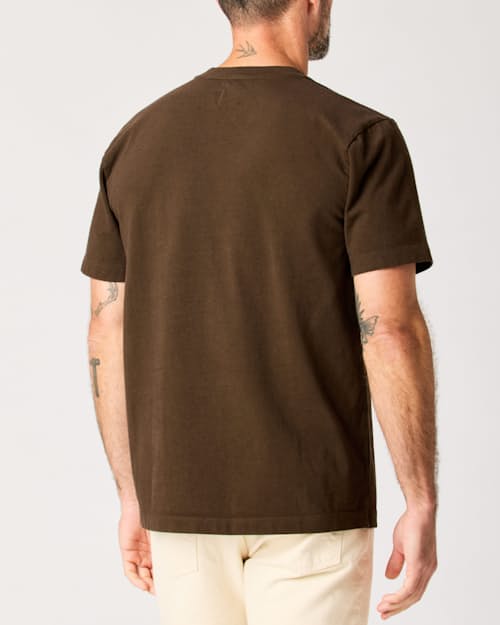 lifestyle image of American Heavyweight Pocket T-Shirt