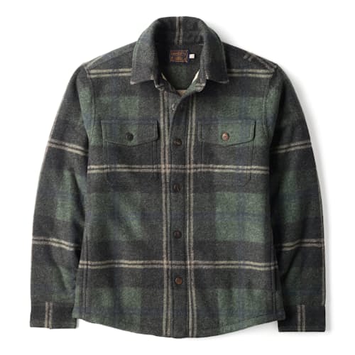 laydown image of Range Fleece Lined Shirt Jacket