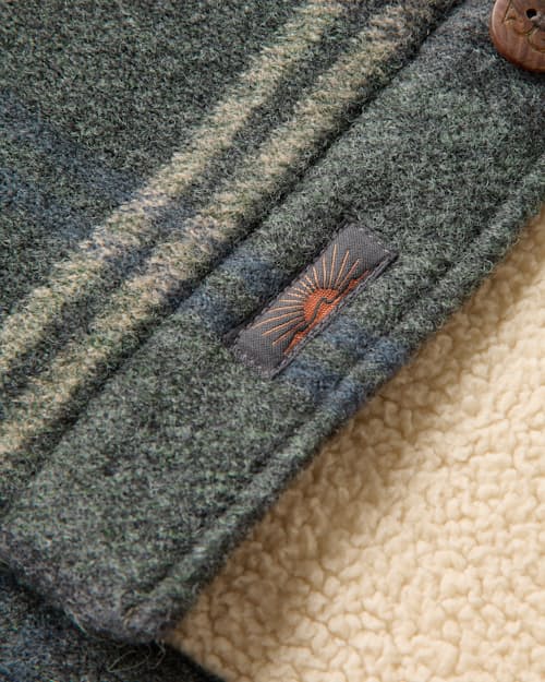 laydown detail image of Range Fleece Lined Shirt Jacket