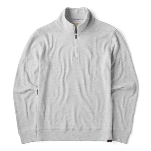 laydown image of Legend Quarter Zip Sweater