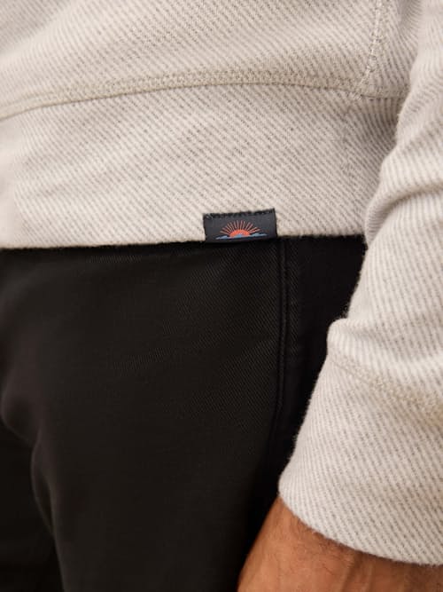 laydown detail image of Legend Quarter Zip Sweater
