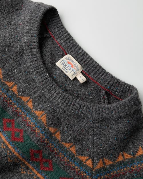 laydown detail image of Donegal Crew Sweater