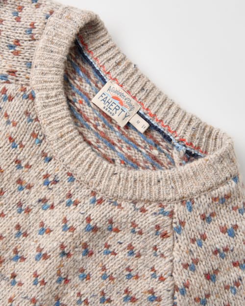 laydown detail image of Donegal Crew Sweater