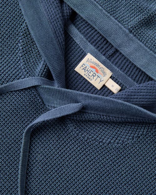 laydown detail image of Sunwashed Sweater Hoodie