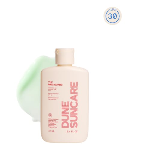 laydown image of The Mug Guard Sunscreen - SPF 30