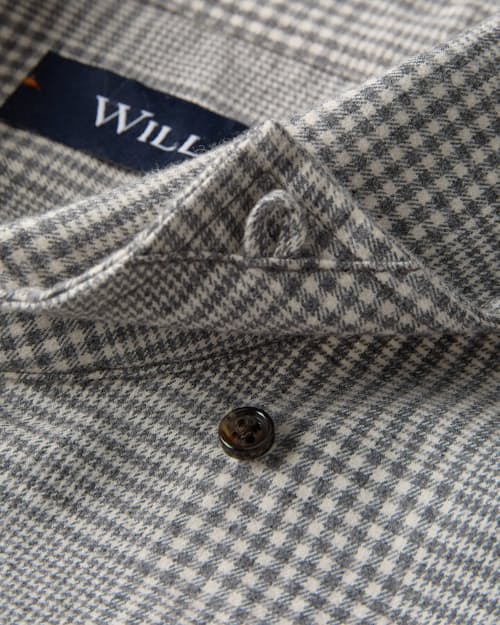 laydown detail image of Brushed Woven Dress Shirt