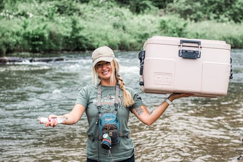 lifestyle image of Ultralight Cooler - 65 Cans