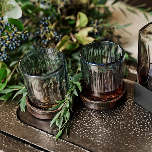 lifestyle image of Vicente Glasses - set of 2
