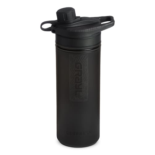 laydown image of GeoPress® Purifier Bottle