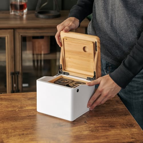 lifestyle image of The Stash Box - Pine & White