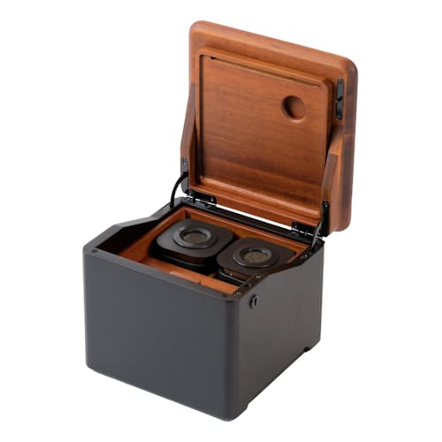 laydown image of The Stash Box - Acacia & Black