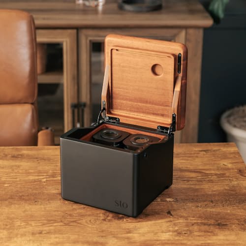 lifestyle image of The Stash Box - Acacia & Black