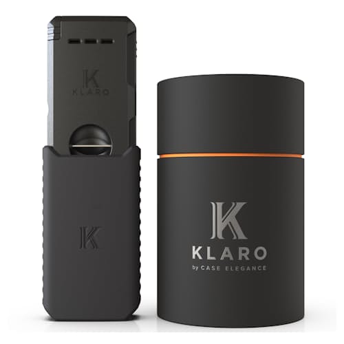 laydown image of Overland Pro Lighter - Black