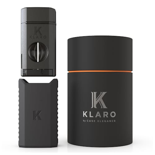 laydown image of Overland Lighter V-Cut - Black