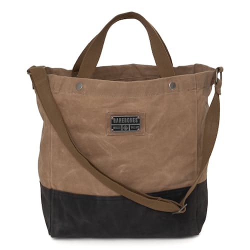 laydown image of Neelum Market Tote Bag - Khaki