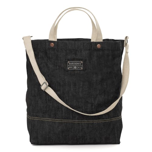laydown image of Neelum 26L Oversized Tote - Denim