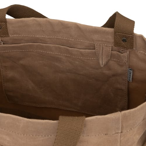 laydown detail image of Neelum Oversized Tote Bag - Khaki