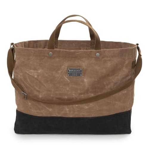 laydown image of Neelum 40L Giant Tote Bag - Khaki
