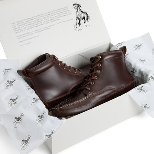 laydown detail image of One Of These Days x Sperry Tony Moc Boot