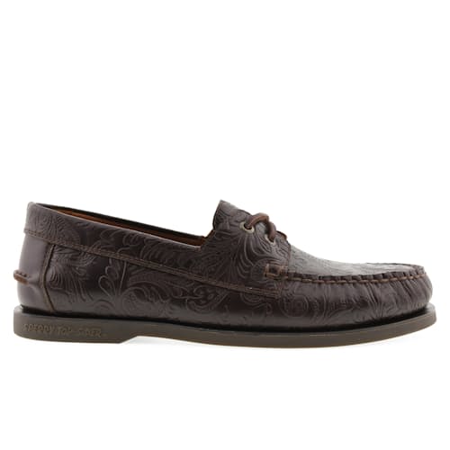 laydown image of One Of These Days x Sperry Lou Boat Shoe