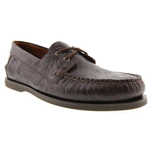 laydown image of One Of These Days x Sperry Lou Boat Shoe