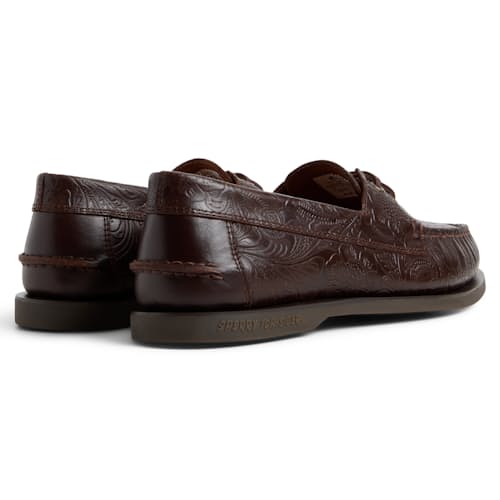 laydown image of One Of These Days x Sperry Lou Boat Shoe